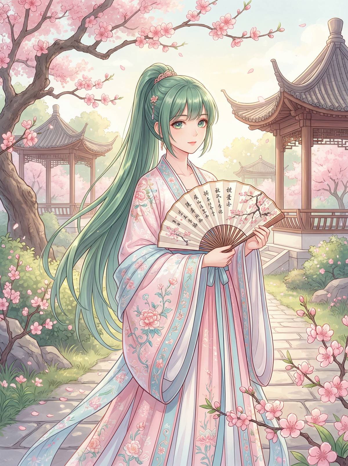 蜜芽动漫美图-汉服少女